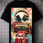 Music Theme Oversized T-Shirt