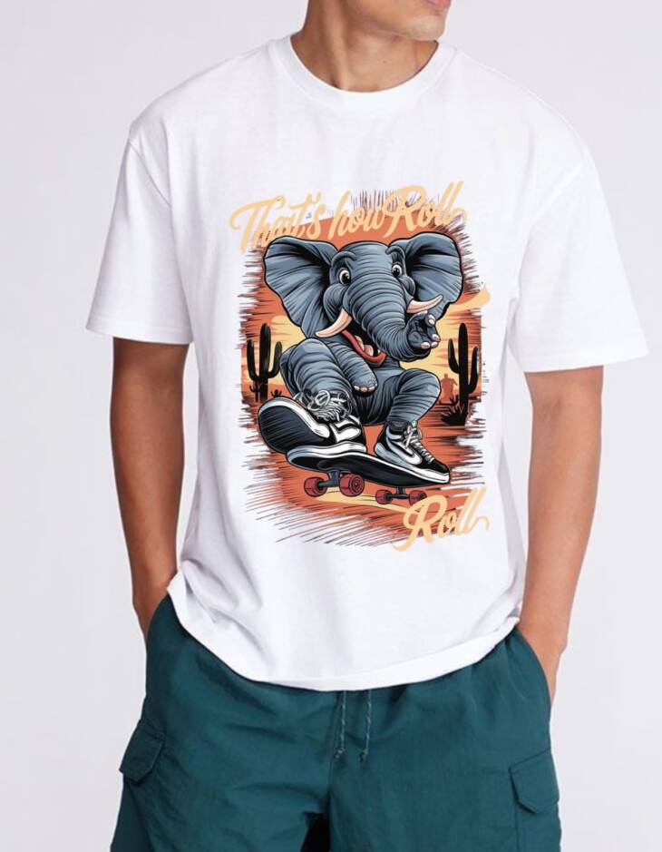 Skating Elephant